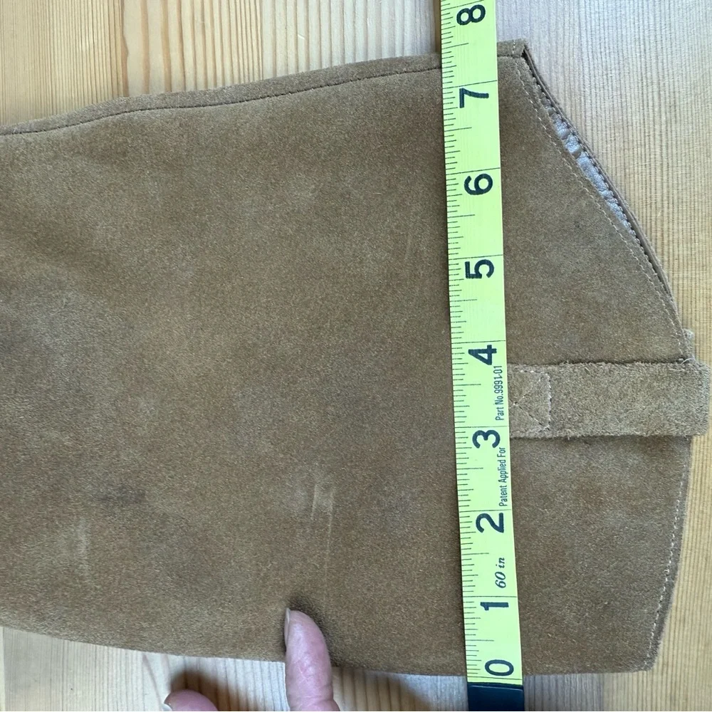 Crown Vintage Tan Suede Heeled Cowgirl Boots - Picture 15 of 16